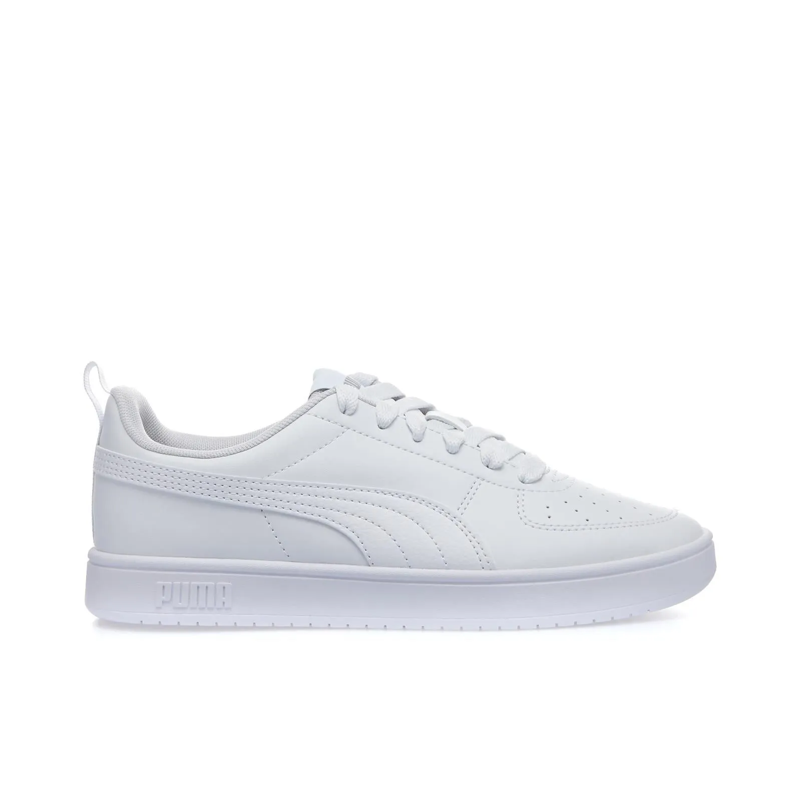 Sneakers tennis bianche da ragazzo modello Rickie in pelle