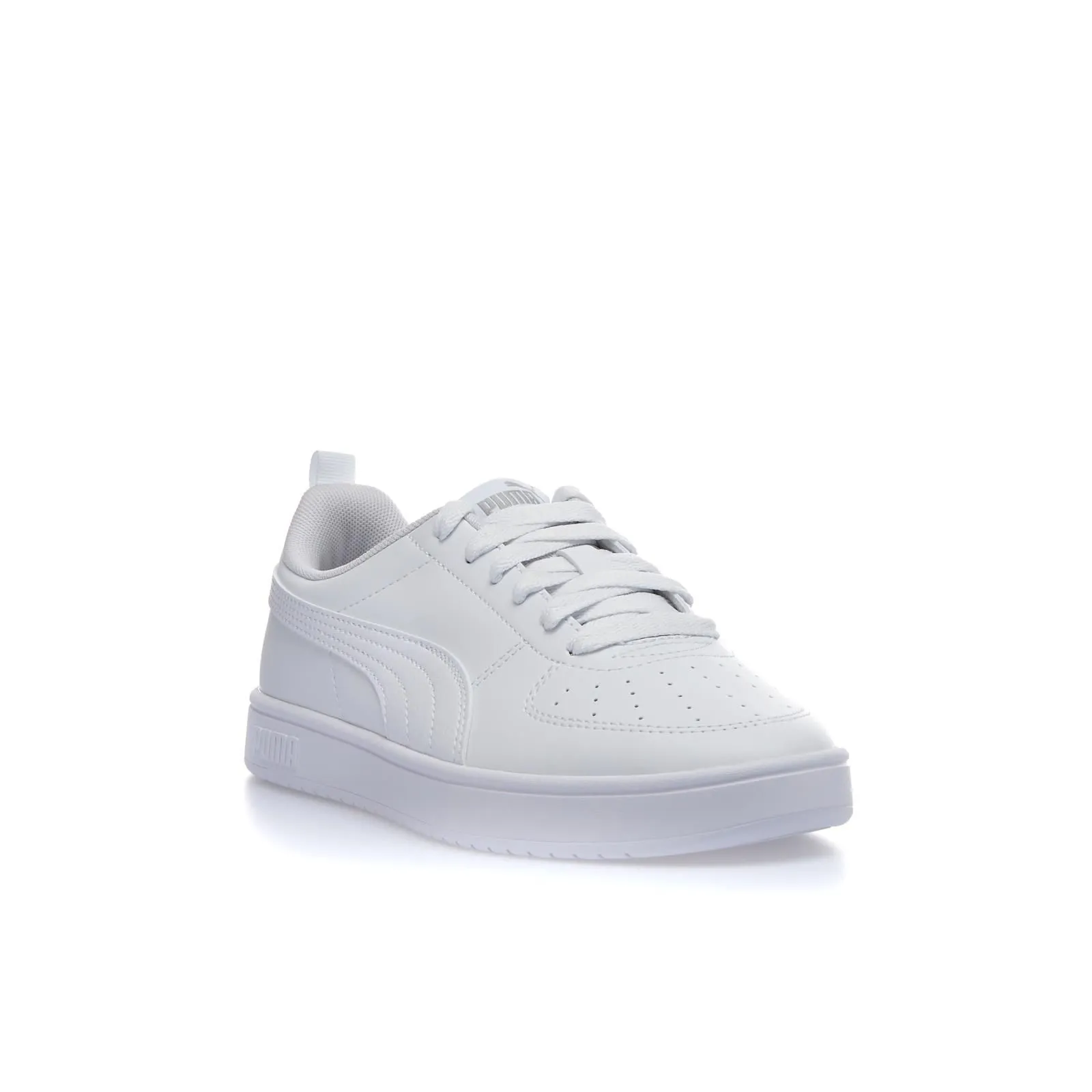 Sneakers tennis bianche da ragazzo modello Rickie in pelle