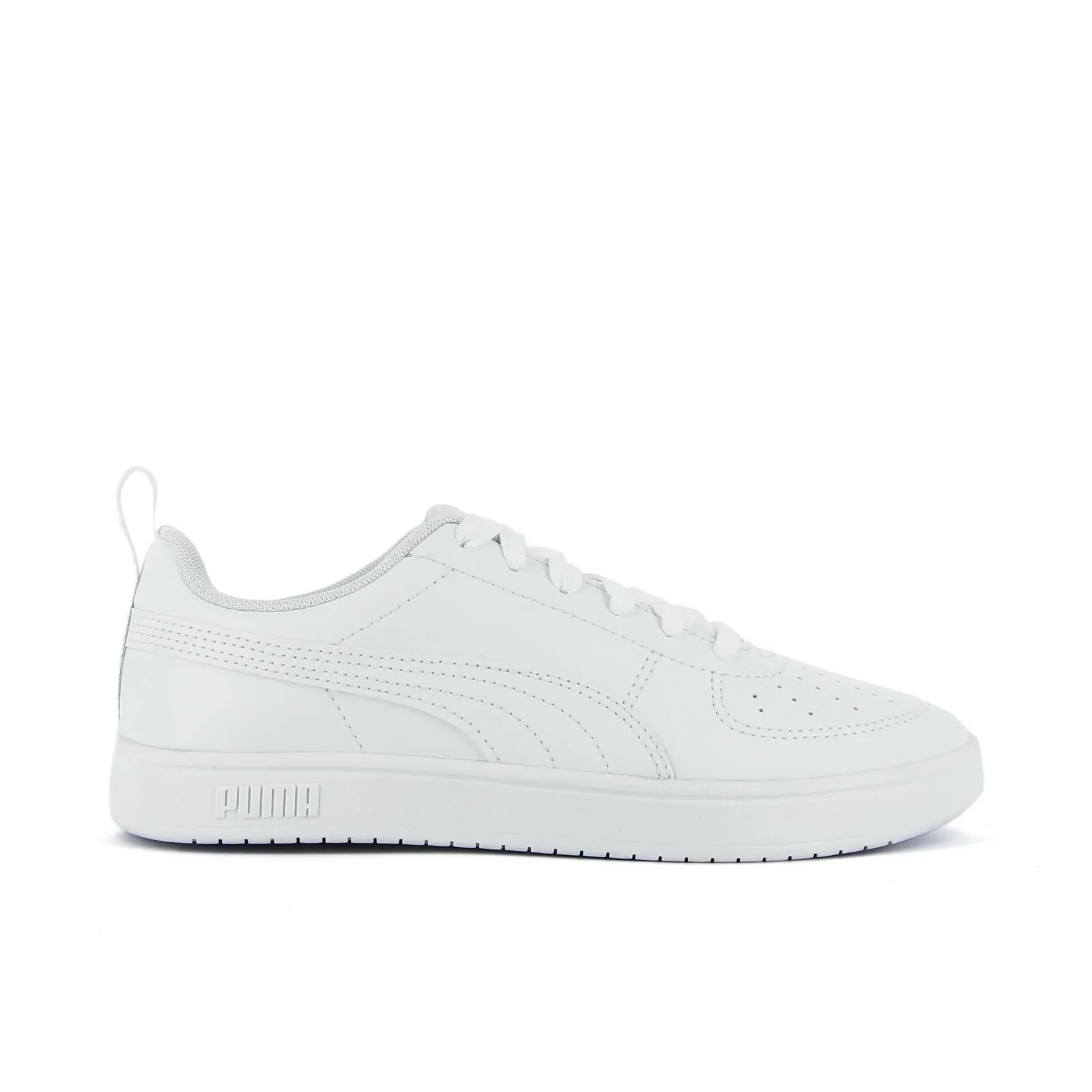 Sneakers tennis bianche da ragazzo Rickie in pelle