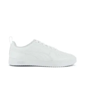 Sneakers tennis bianche da ragazzo Rickie in pelle