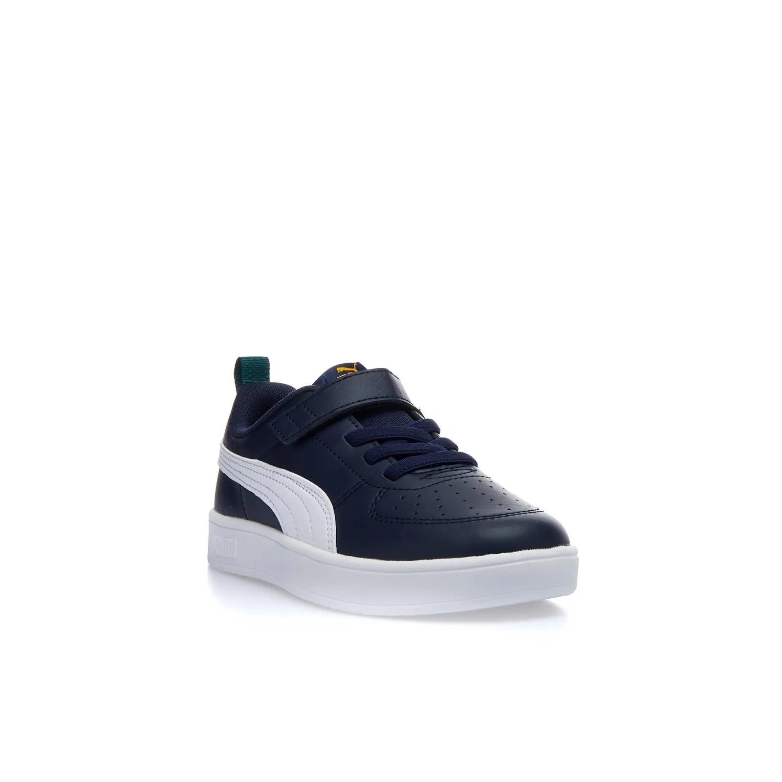 Sneakers tennis blu da bambino Rickie in pelle