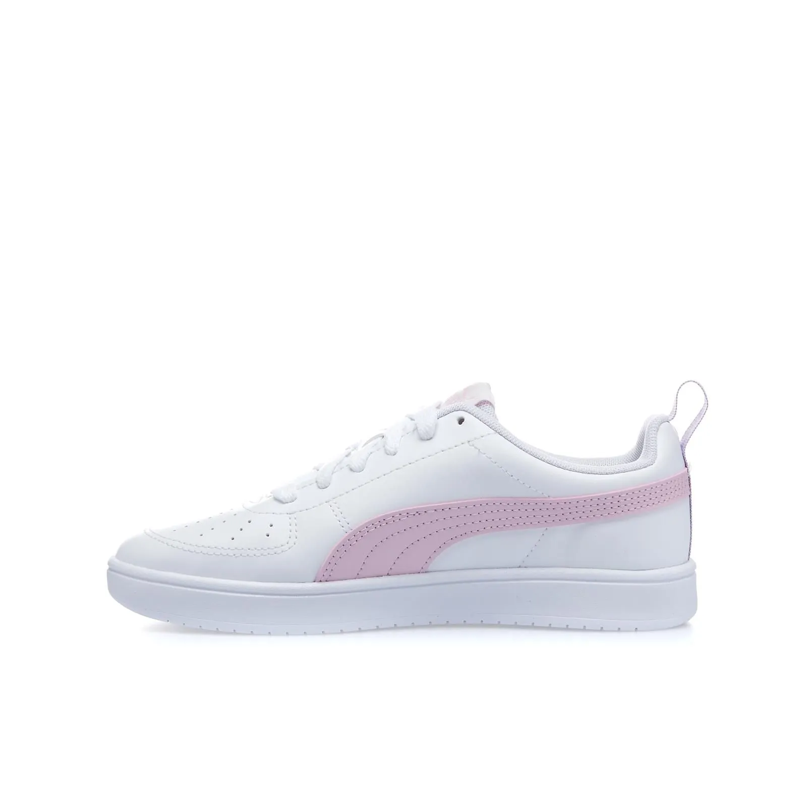 Sneakers tennis da ragazza bianche e rosa Rickie