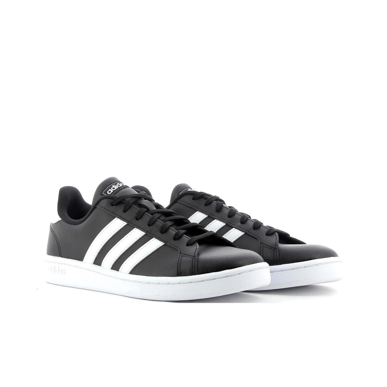 Sneakers uomo Grand Court 2.0 nere da tennis