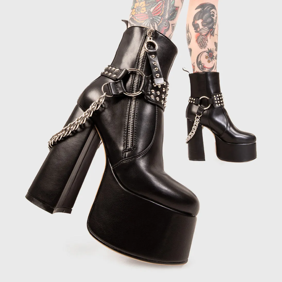 So What Platform Ankle Boots