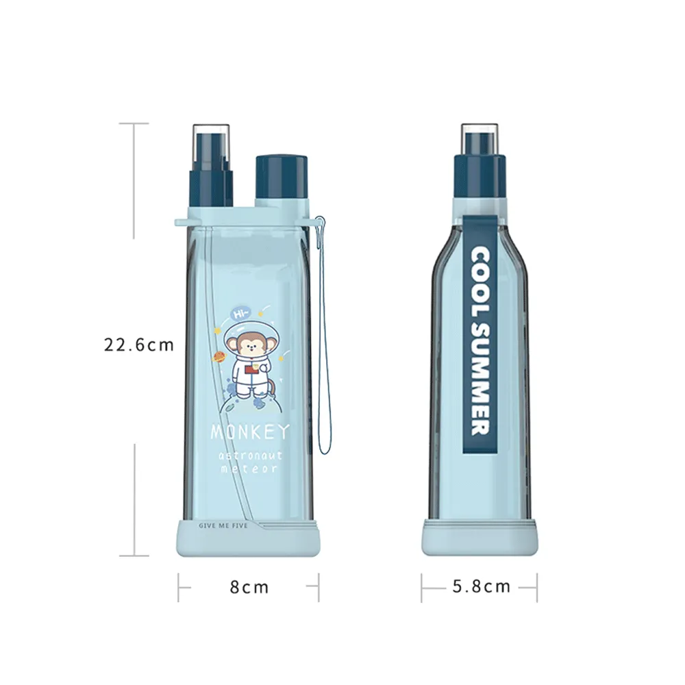 Summer cool 2 in 1 refreshment water-bottle(510mL)