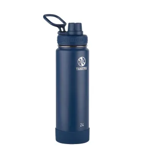 Takeya Actives Insulated Water Bottle 700 ml Midnight | Buy Takeya Actives Insulated Water Bottle 700 ml Midnight here | Outnorth