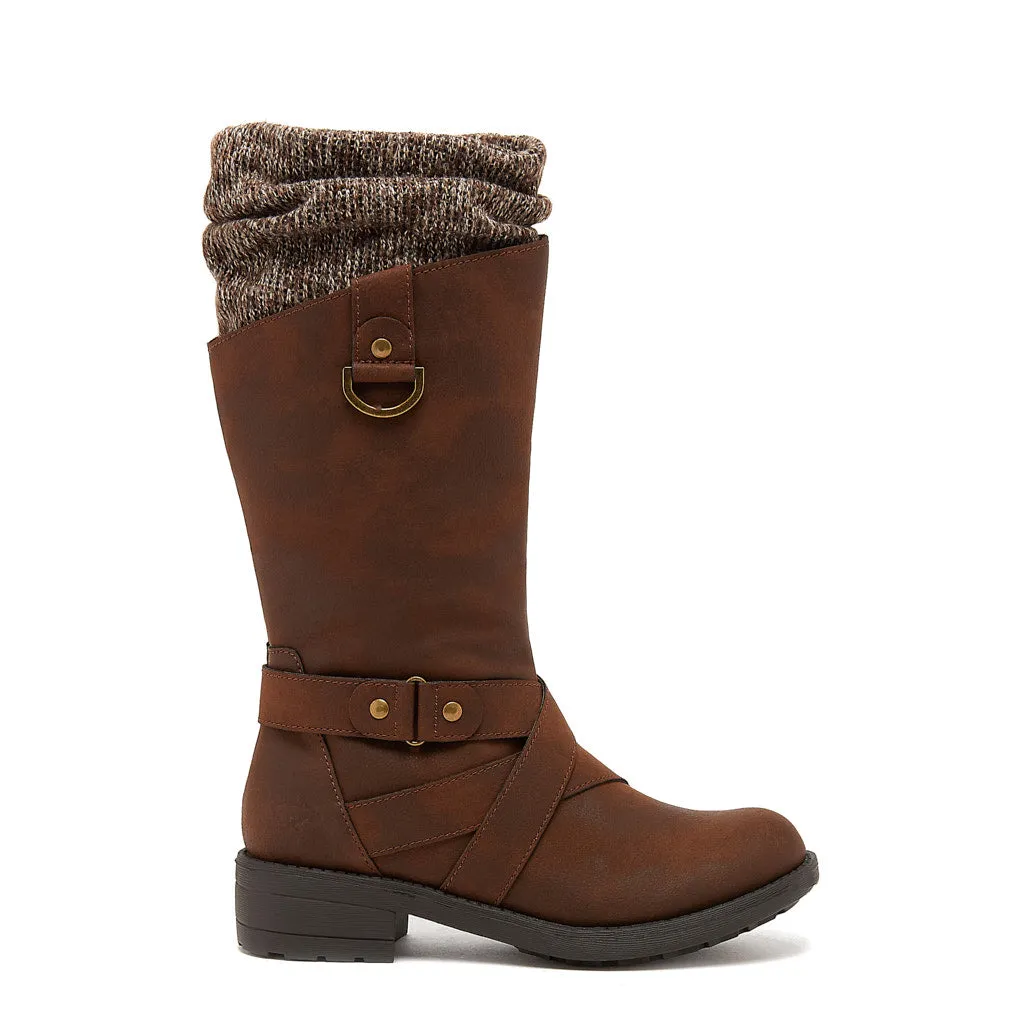 Telsa Brown Strap Boot