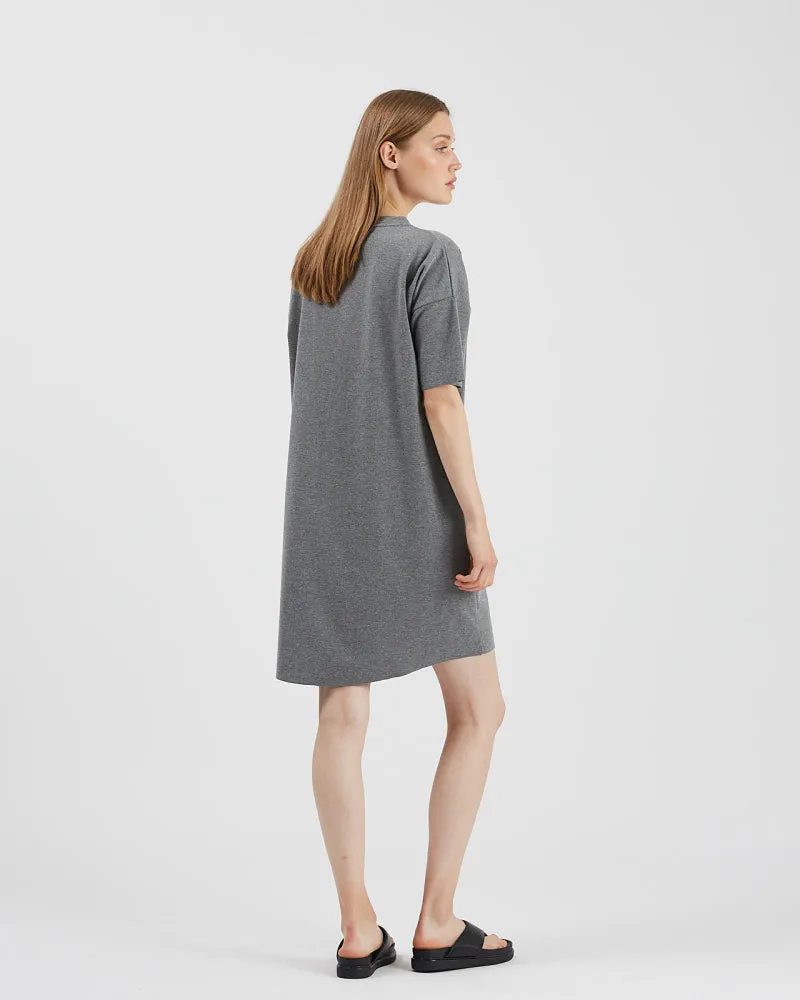 The Regitza Shirt Dress 2.0 by Minimum - Charcoal