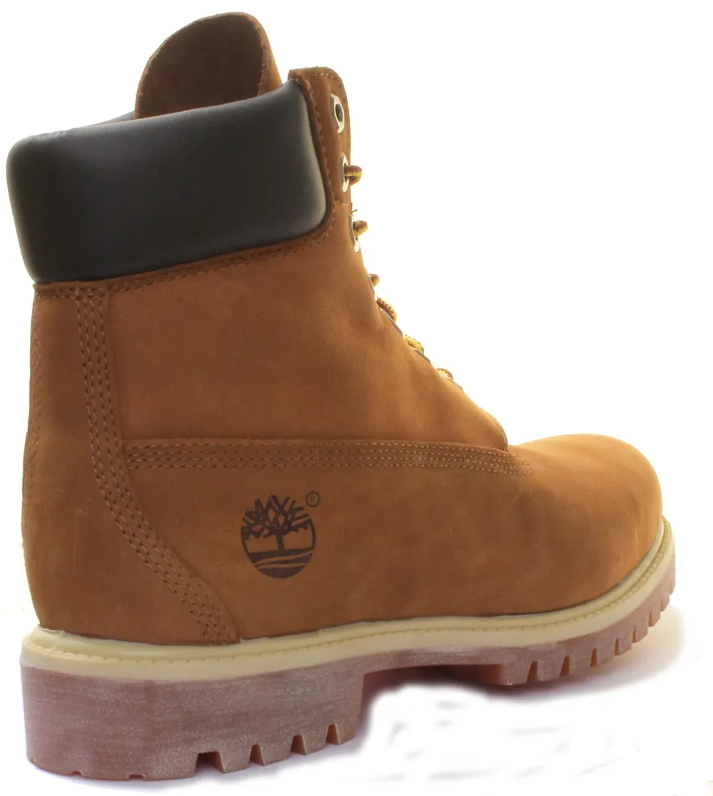 Timberland 6 Inch Ankle Boots In Rust For Rust