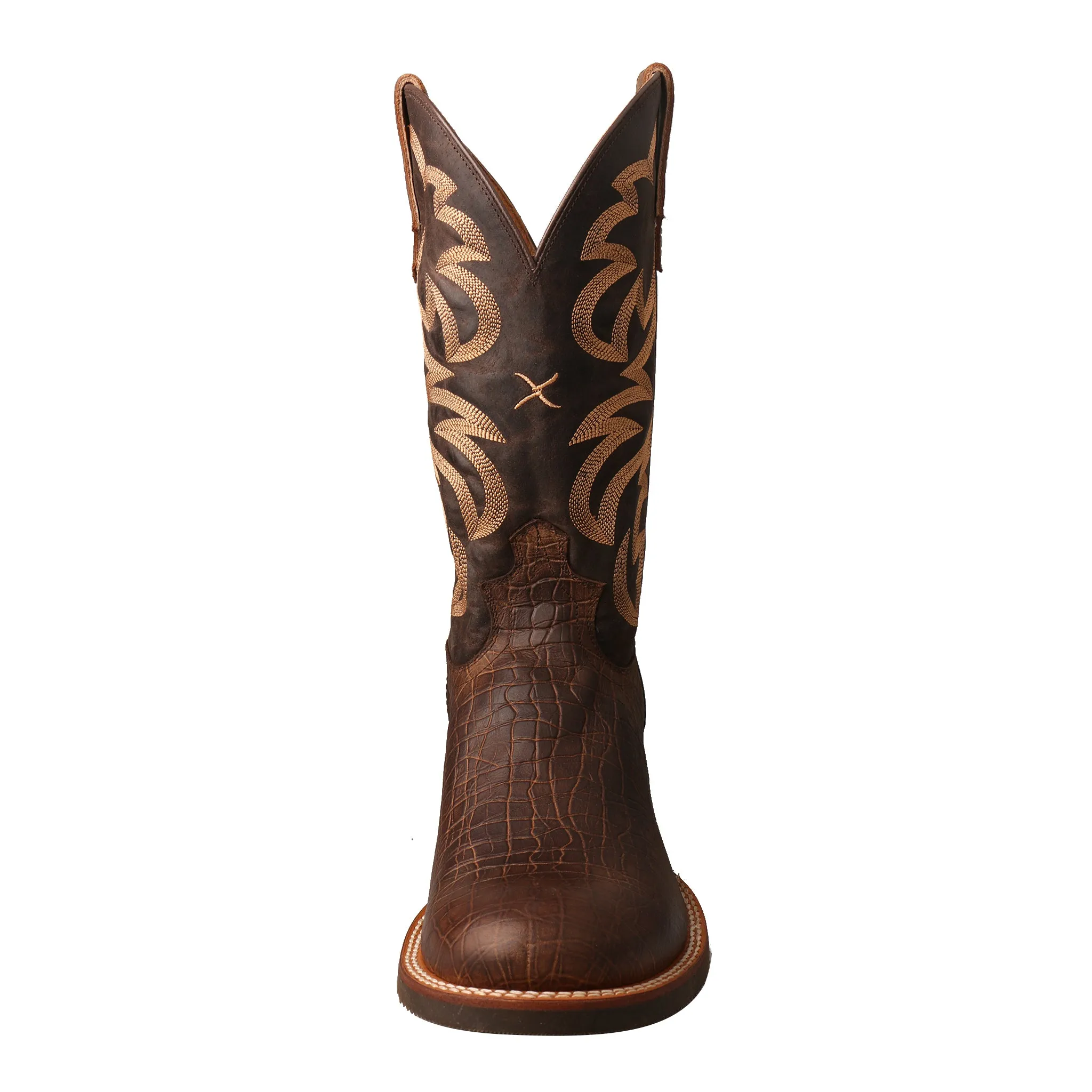 'Twisted X' Men's 12" Rancher Lite Cowboy - Crazy Horse Tobacco / Crazy Horse Taupe