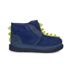 UGG Dydo Neumel II Navy / Bright Chartreuse Boots - Youth