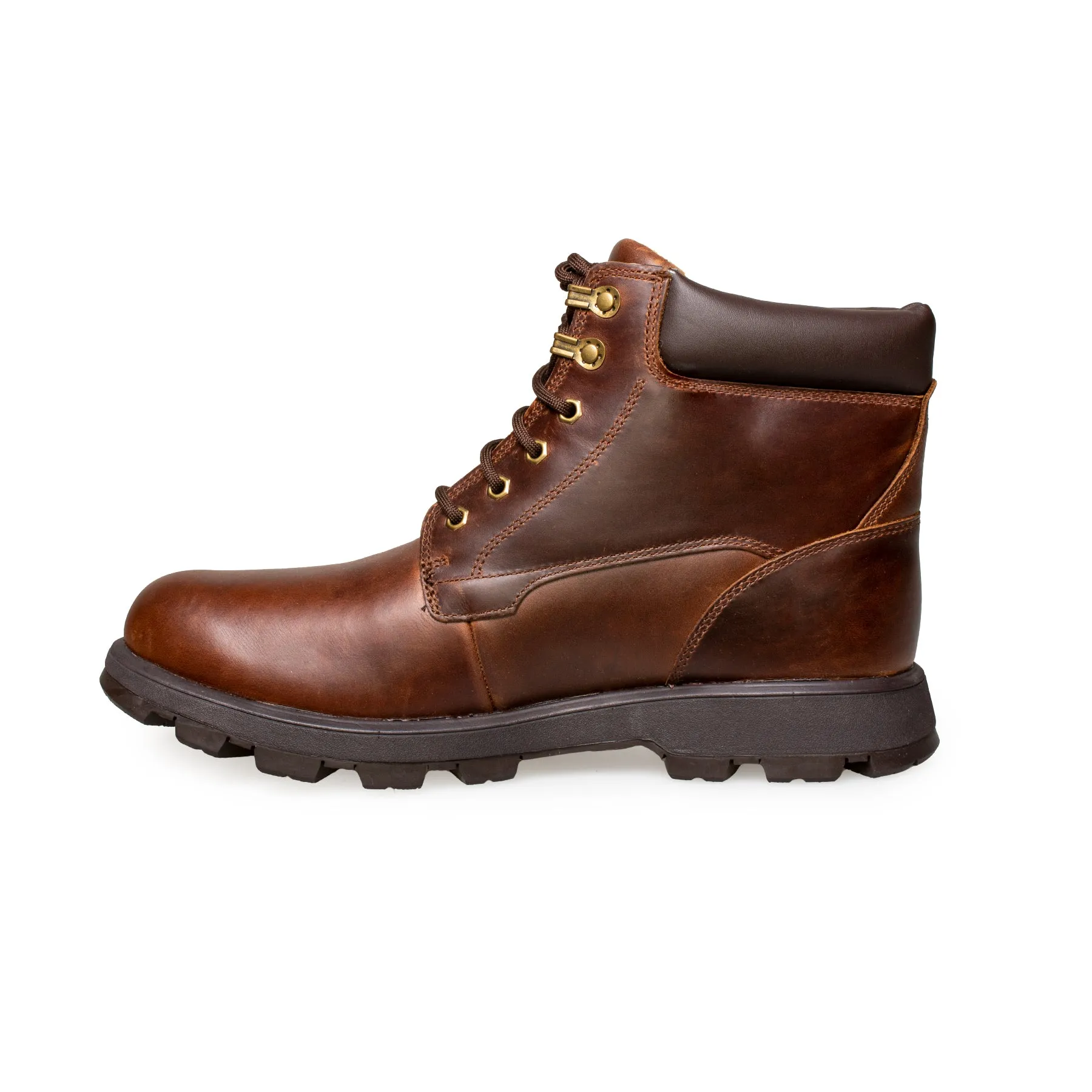 UGG Stenton Chestnut Leather Boots - Men's