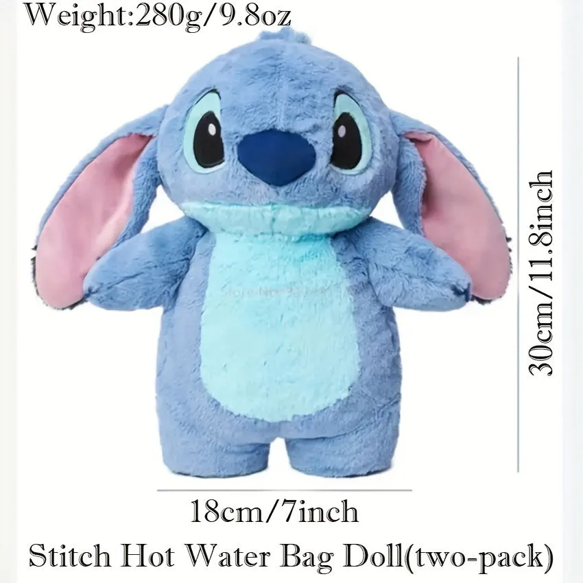 UME Stitch Plush Hot Water Bottle - Cozy Koala-Themed Hand Warmer for Home, Soft Cotton Blend