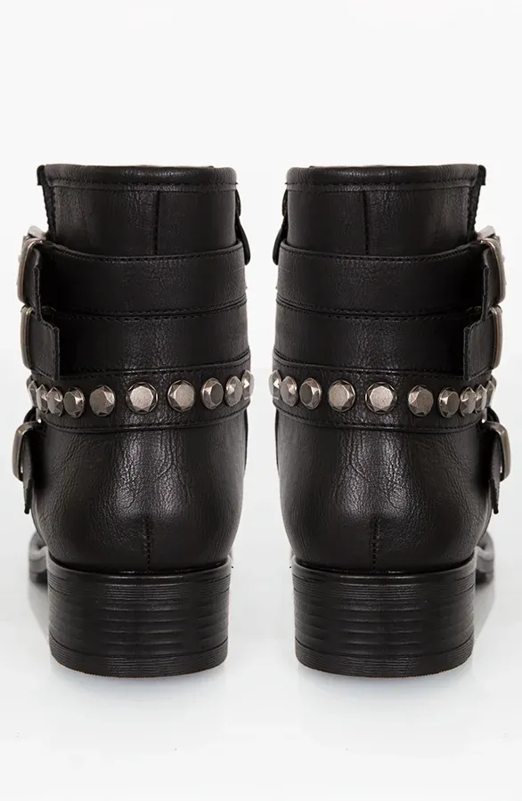 Valley Biker Boots Black