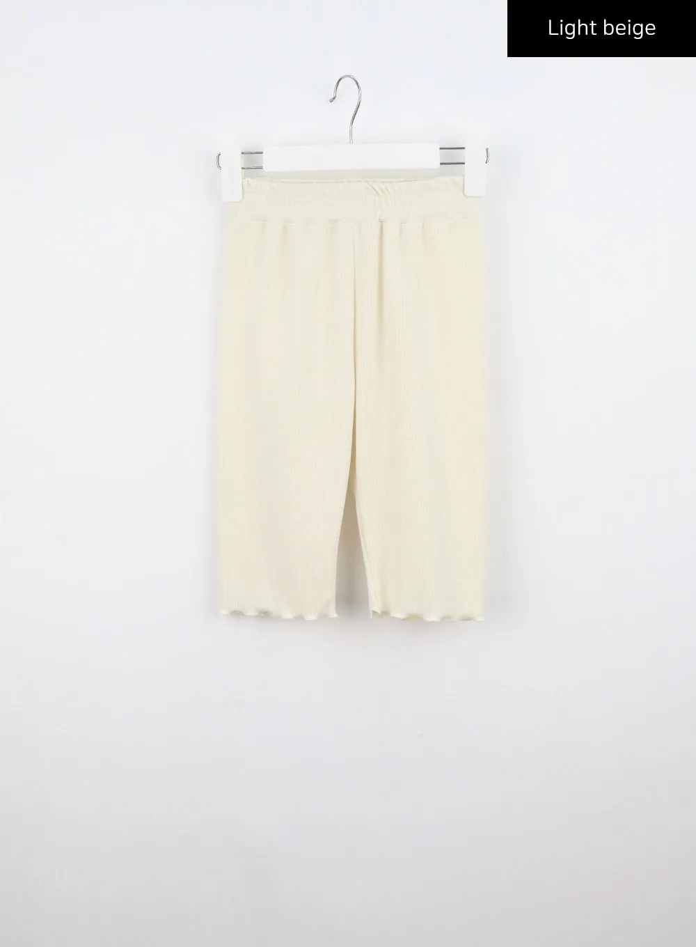 Wavy Hem Biker Shorts CU320