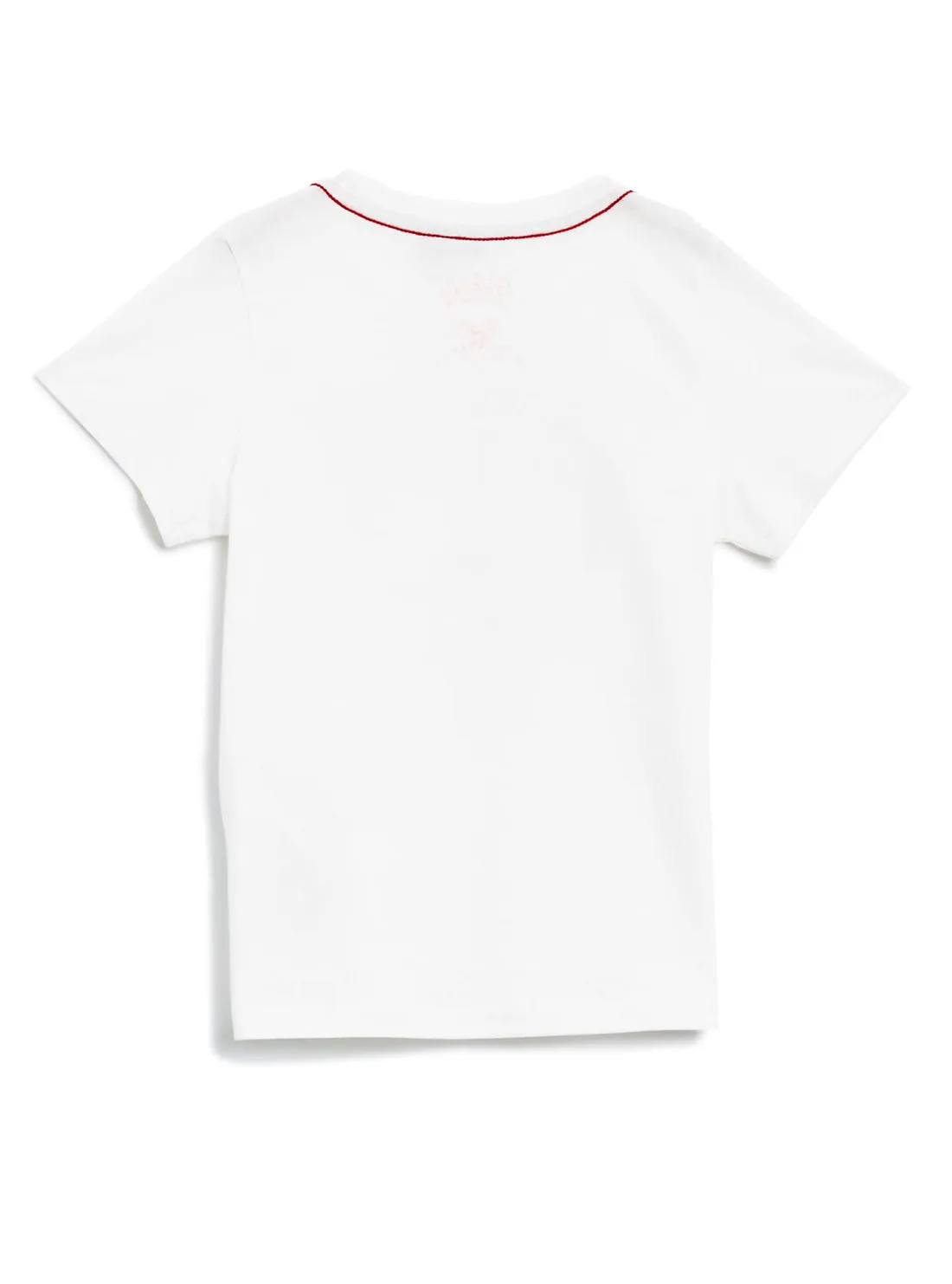 White Short Sleeve Triangle Logo Tee (2-7)