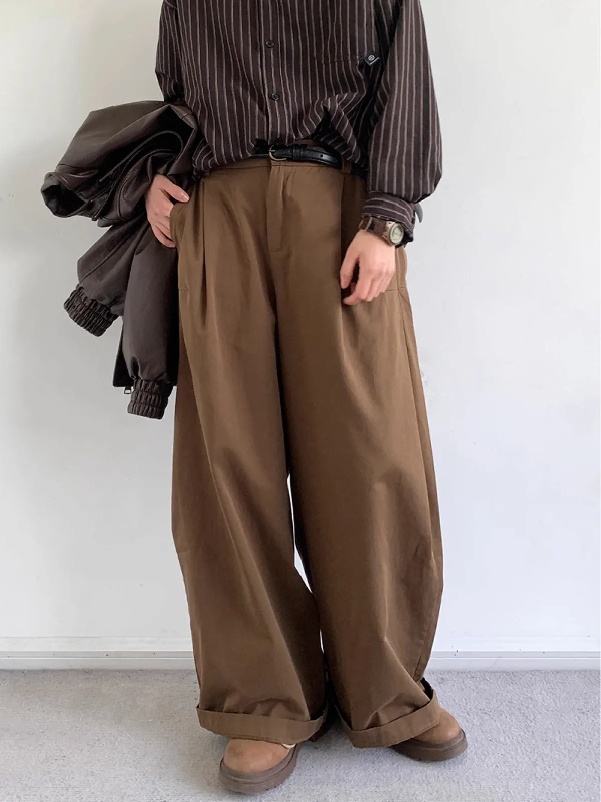 WLS Retro Loose Casual Trousers