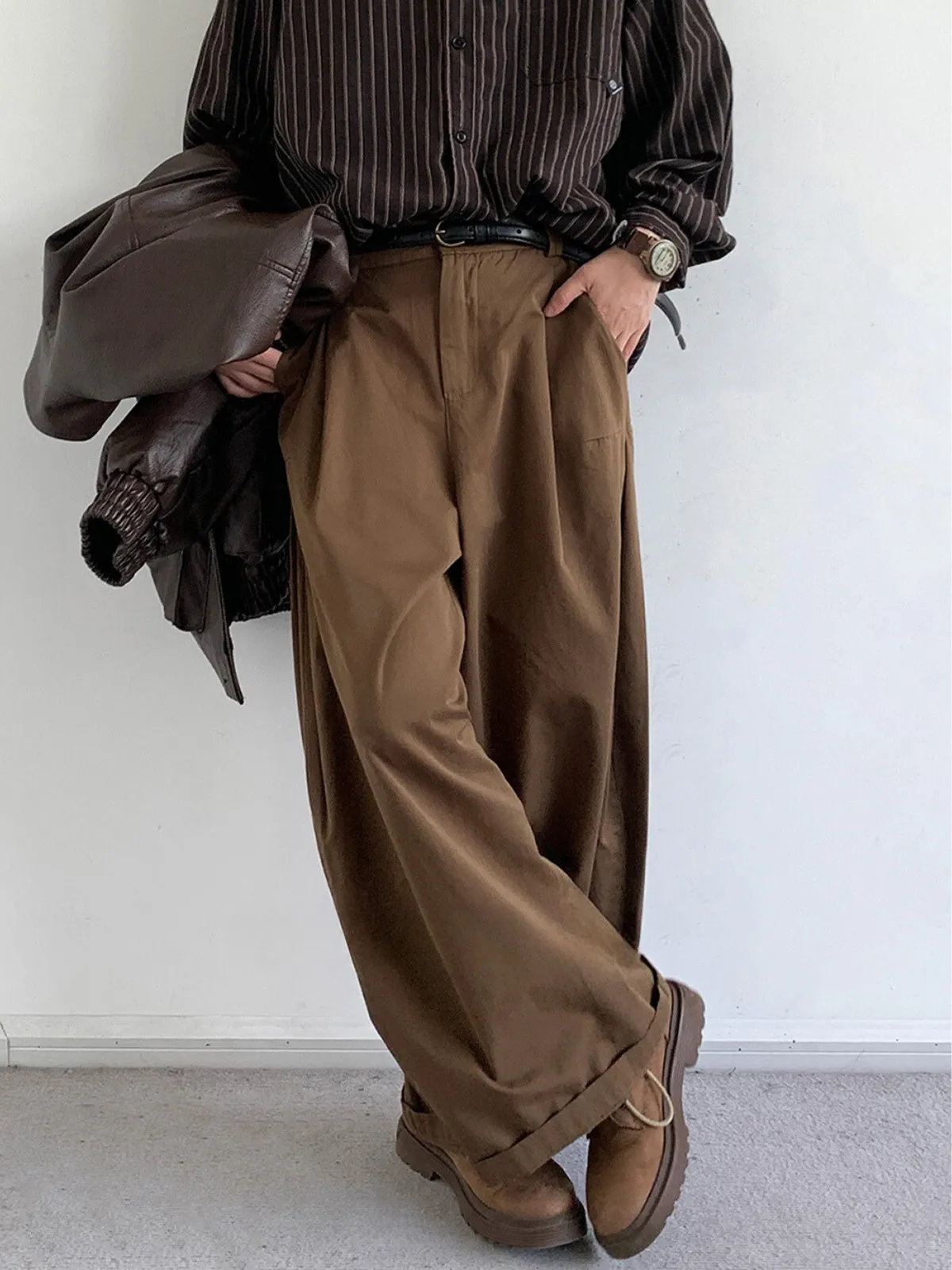 WLS Retro Loose Casual Trousers