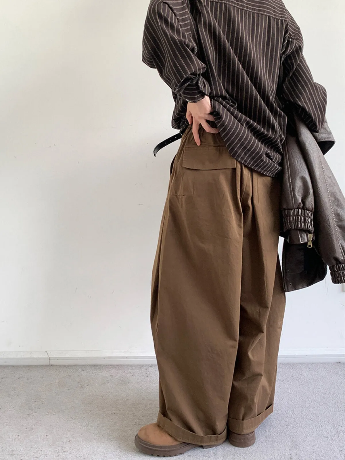 WLS Retro Loose Casual Trousers