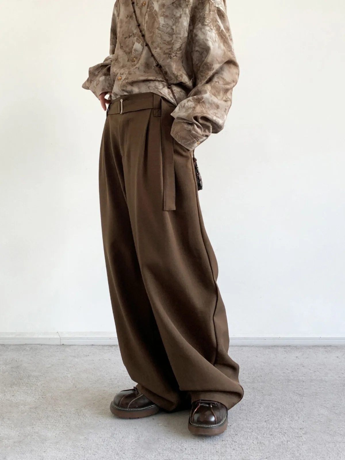 WLS Retro Loose Drape Trouser Pants