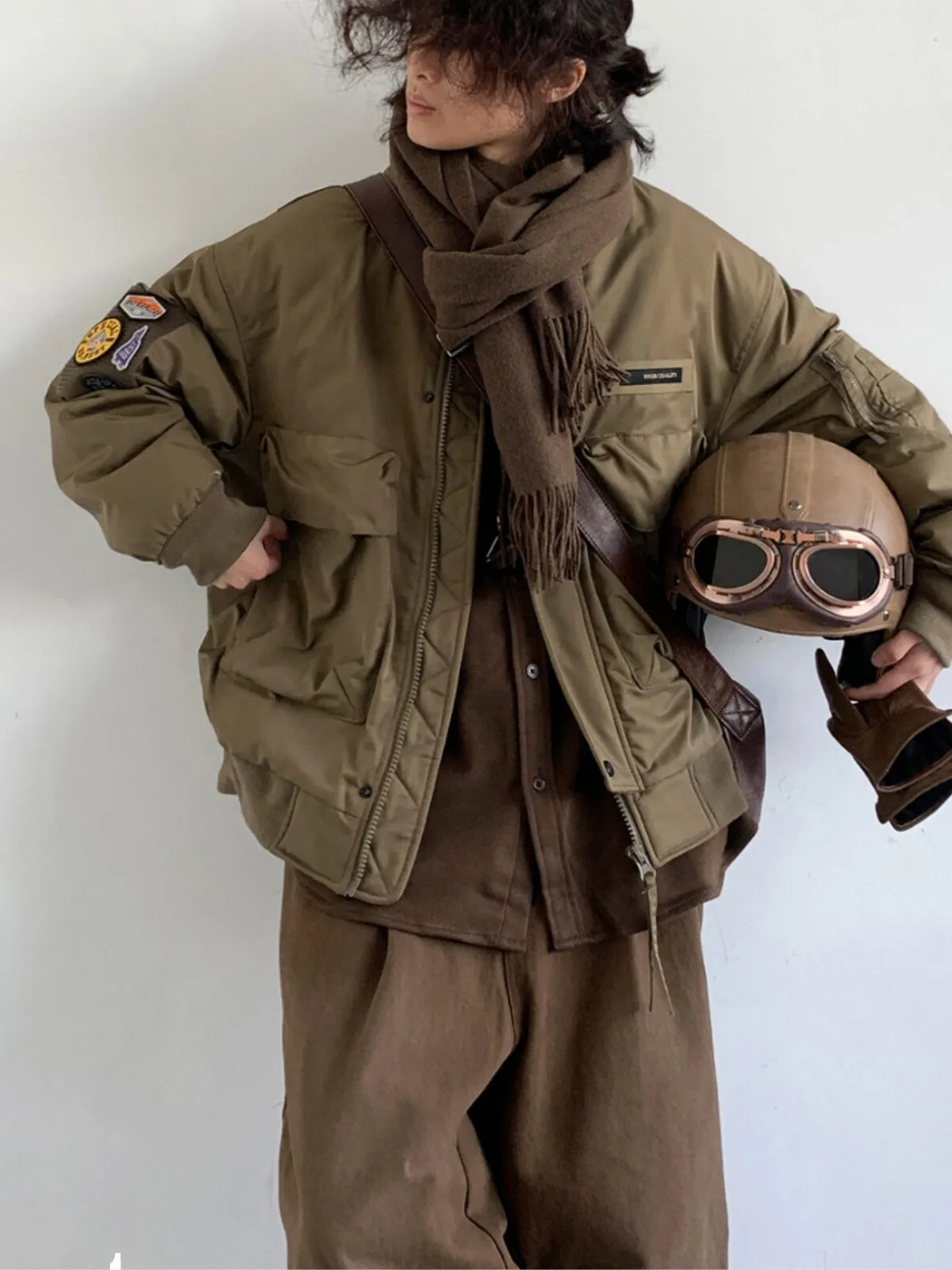 WLS Retro Maillard Down Jacket