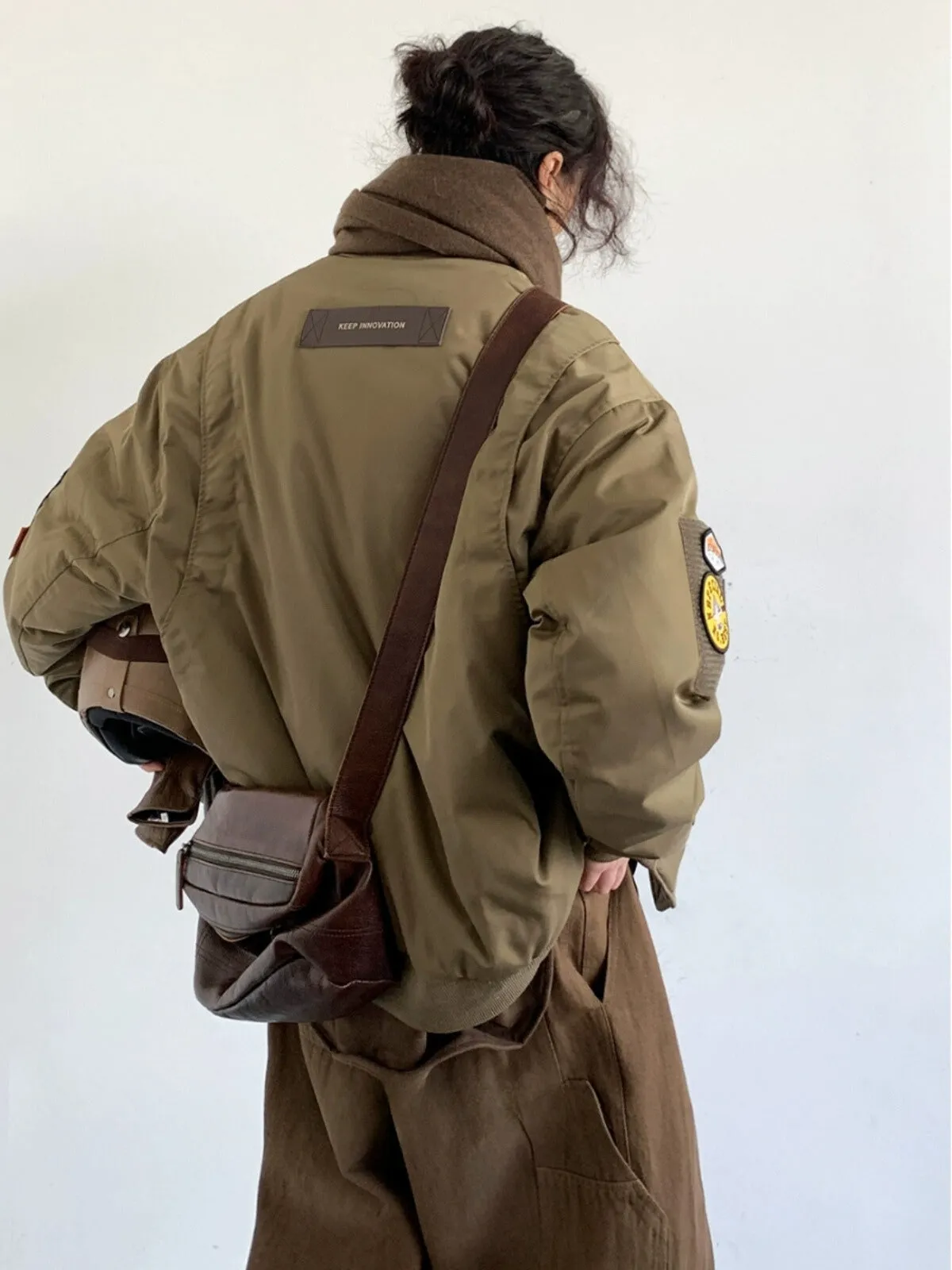 WLS Retro Maillard Down Jacket