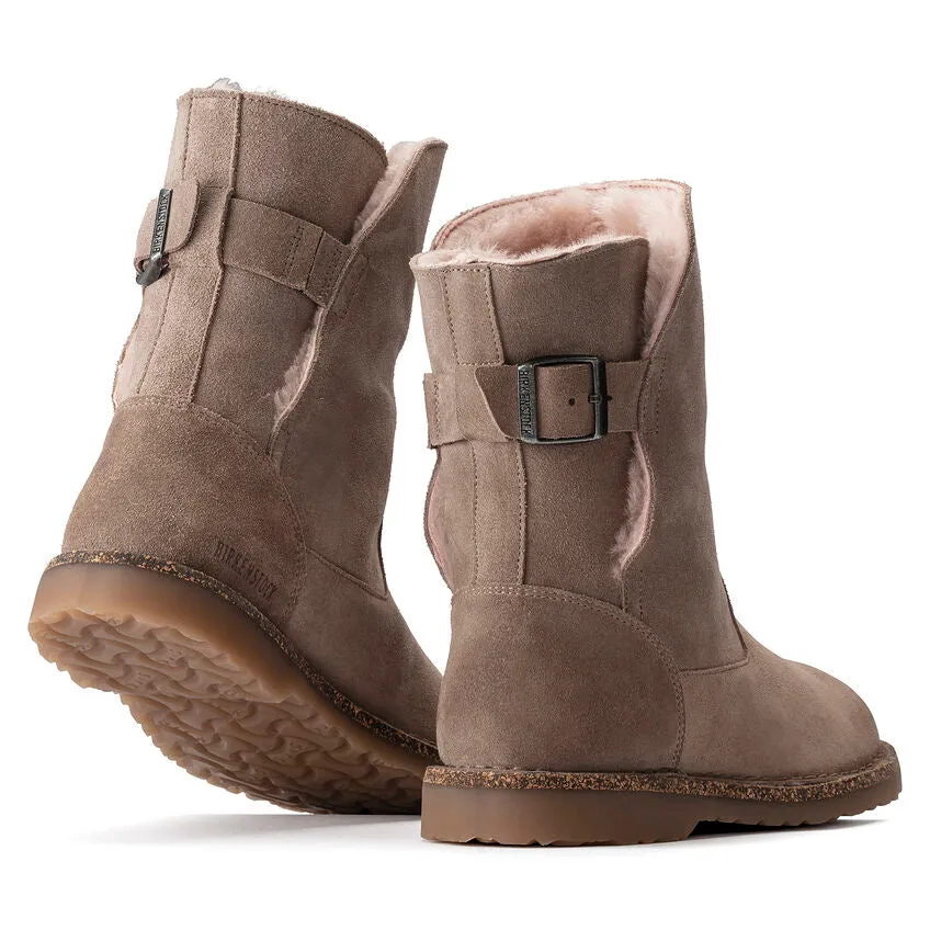 WOMEN'S BIRKENSTOCK UPPSALA SHEARLING BOOT | GRAY TAUPE