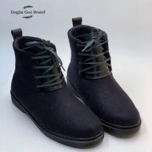 Wool Felt Men's Boots