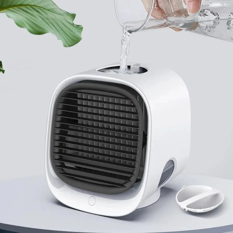 Xiaomi Air Cooler Fan Portable Air Conditioner with Night Light Desktop Multi Function Water Cooling Humidifier Purifier Home